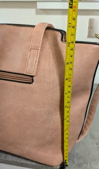 Splendida borsa ecopelle rosa