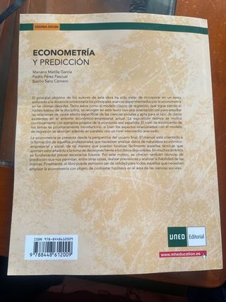 Econometría Y Predicción