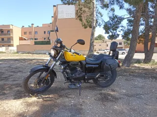 Moto Macbor Rockster Flat Negra/Amarilla