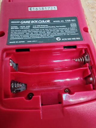 Nintendo Game Boy Color Roja