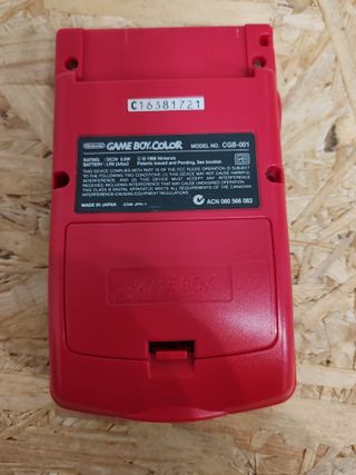 Nintendo Game Boy Color Roja