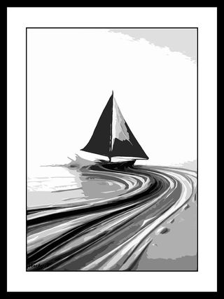 Cuadro Decorativo en Blanco y Negro: 2