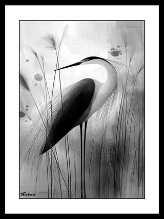 Cuadro Decorativo en Blanco y Negro: 2