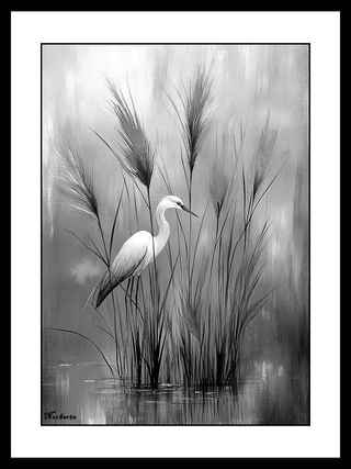 Cuadro Decorativo en Blanco y Negro: 2