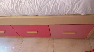 Cama nido 90 con 4 cajones