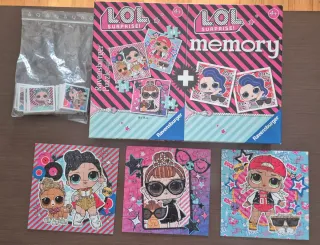 Juego LOL Surprise! 3 Puzzles + Memory