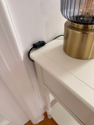 Consola/aparador/cajonera/cómoda de madera blanca