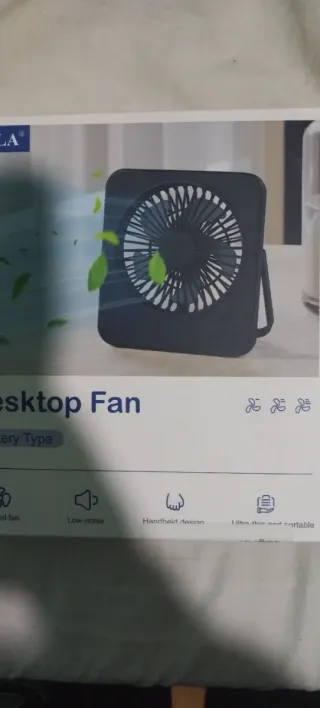 Ventilador portátil de escritorio USB batería
