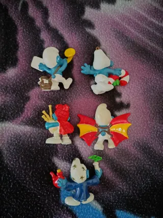 Puffi anni 70/80 - Set 5 pezzi