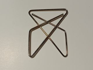 Caja Clips Mariposa Triangulo N.20