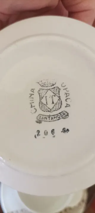 Tazas y platos  consomé Ibero Tanagra (6 unidades)