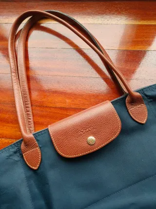 Bolso Le Pliage Azul marino: 46 cm x 31 cm x 19 cm