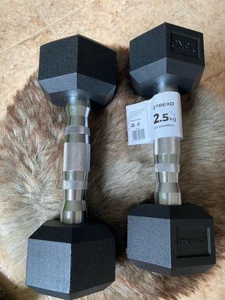Mancuernas Hexagonales 2.5 kg (Par)