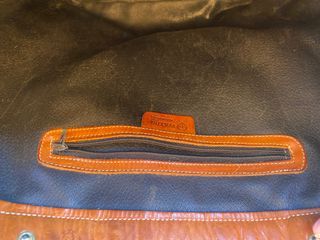 Borsa Pollini Pelle Nera e Marrone