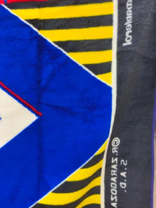 Manta Real Zaragoza Fleece cama 90 2'18x1'56