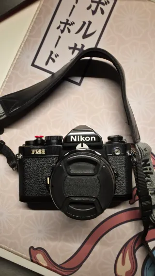 Nikon FM2 negra + Nikon 50mm
