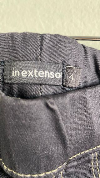 Pantalón largo gris niña