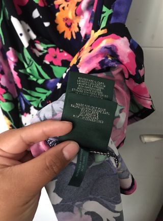 Vestido Floral Lauren Ralph Lauren - Talla XS