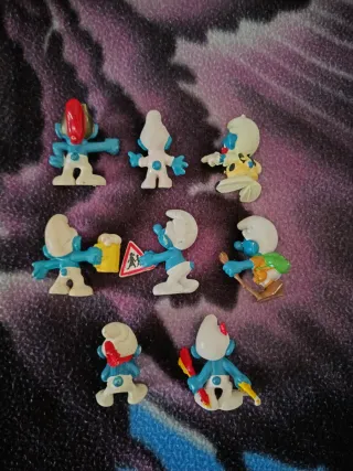 Puffi anni 70/80 - Set 8 personaggi