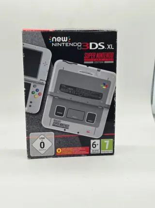 Caja box Autentica New 3ds XL Snes Limited Edition