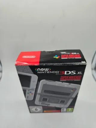Caja box Autentica New 3ds XL Snes Limited Edition