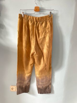 Pantalón de lino Zara degradado