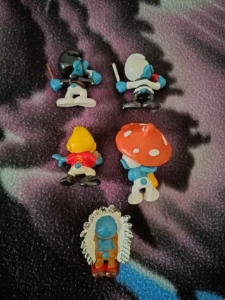 Puffi anni 70/80 - 5 pezzi