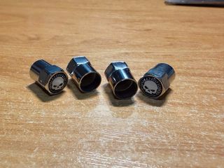 Tapones Válvulas Harley Davidson Cromados