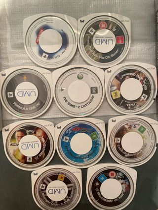 PSP Slim & Lite 3004 Negra + Juegos