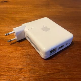Airport Express 1ª gen + cable Toslink + adapador
