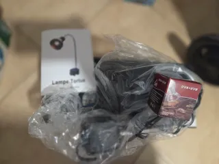 Accesorios tortuguero rojo y transparente