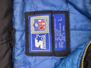 Chaqueta Starter NFL Giants Negra y Azul