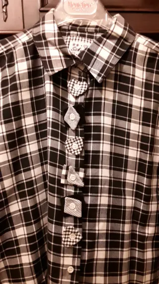 Camicia donna quadri vintage