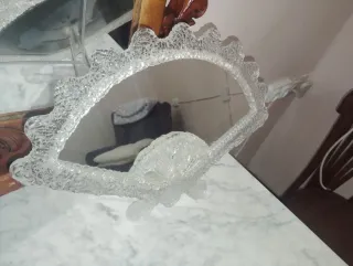 Espejo de tocador de cristal