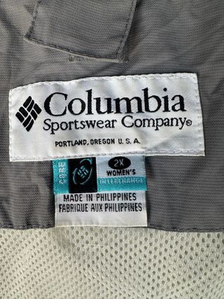 Chaqueta Columbia Outdoor Verde Talla XL/2XL