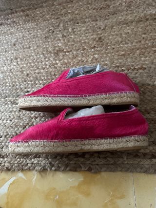 Alpargatas Hakei rosas con pelo