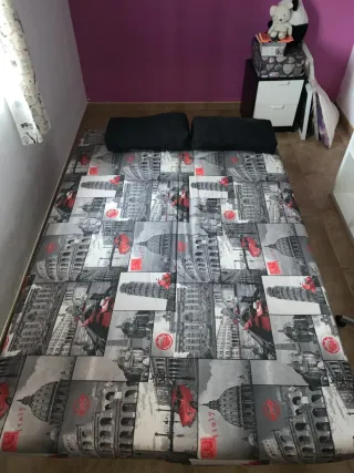 Sofá cama con almacenaje