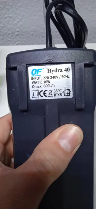 Filtro acuario Hydra 40 + catapures nuevos