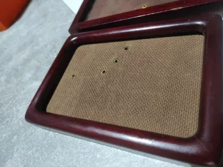 2 Marcos Madera Color Caoba