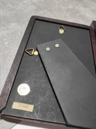 2 Marcos Madera Color Caoba