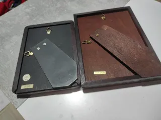 2 Marcos Madera Color Caoba