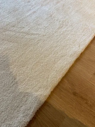 Alfombra IKEA KNARDRUP blanca 160x230cm