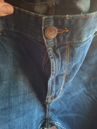 Pantalón vaquero slim azul