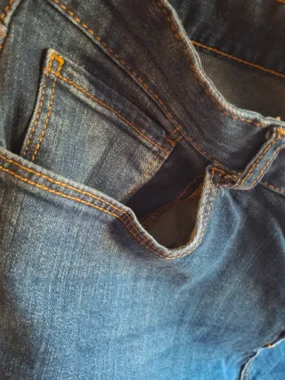 Pantalón vaquero slim azul