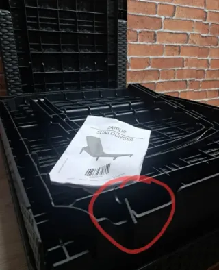 Tumbona Keter Jaipur Plegable Exterior Gris