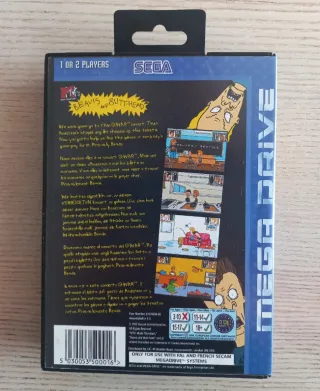 Beavis and Butt-Head Mega Drive Sega