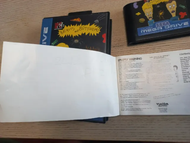 Beavis and Butt-Head Mega Drive Sega