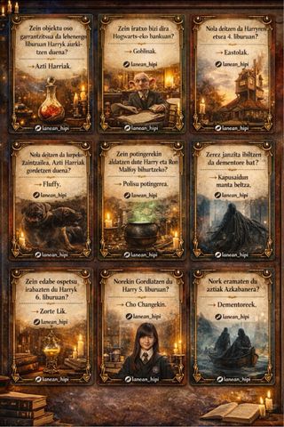 Juego de mesa Harry Potter en euskera