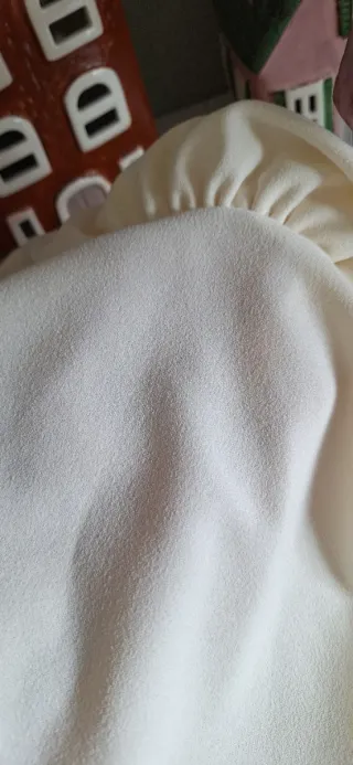 Top volantes beige Talla XS