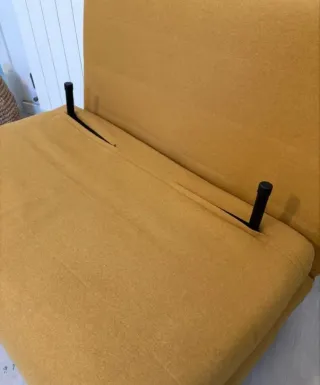 Sofá cama amarillo Maison du Monde